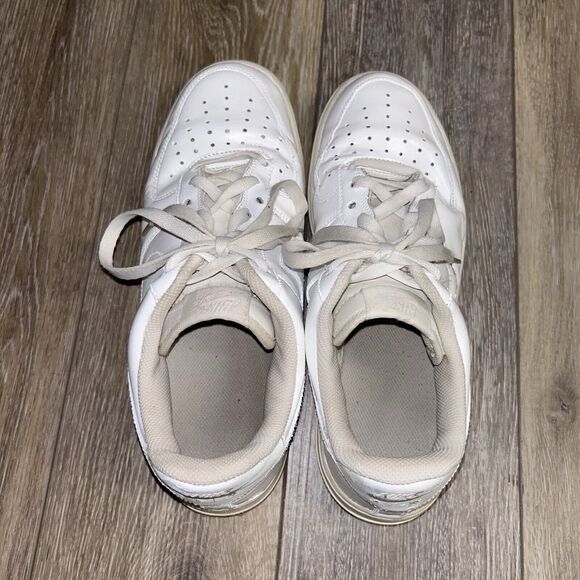 Nike Men’s US Size 9 Air Force 1 Low Triple White Shoes 315122-111 Repainted - Picture 11 of 15